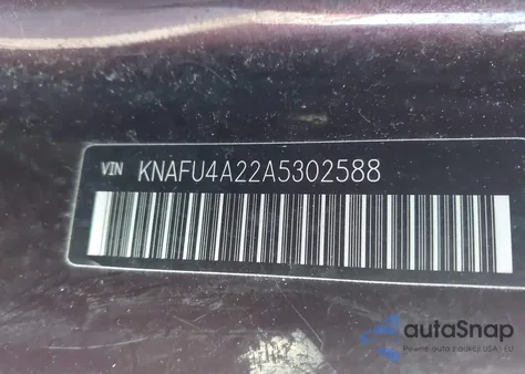 2010 Kia Forte Ex from USA, damaged, VIN KNAFU4A22A5302588
